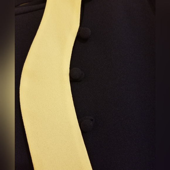 Skirt Suit De Classico Collection Navy Blue Coat Jacket Skirt Suit size 14 16 - Picture 7 of 11